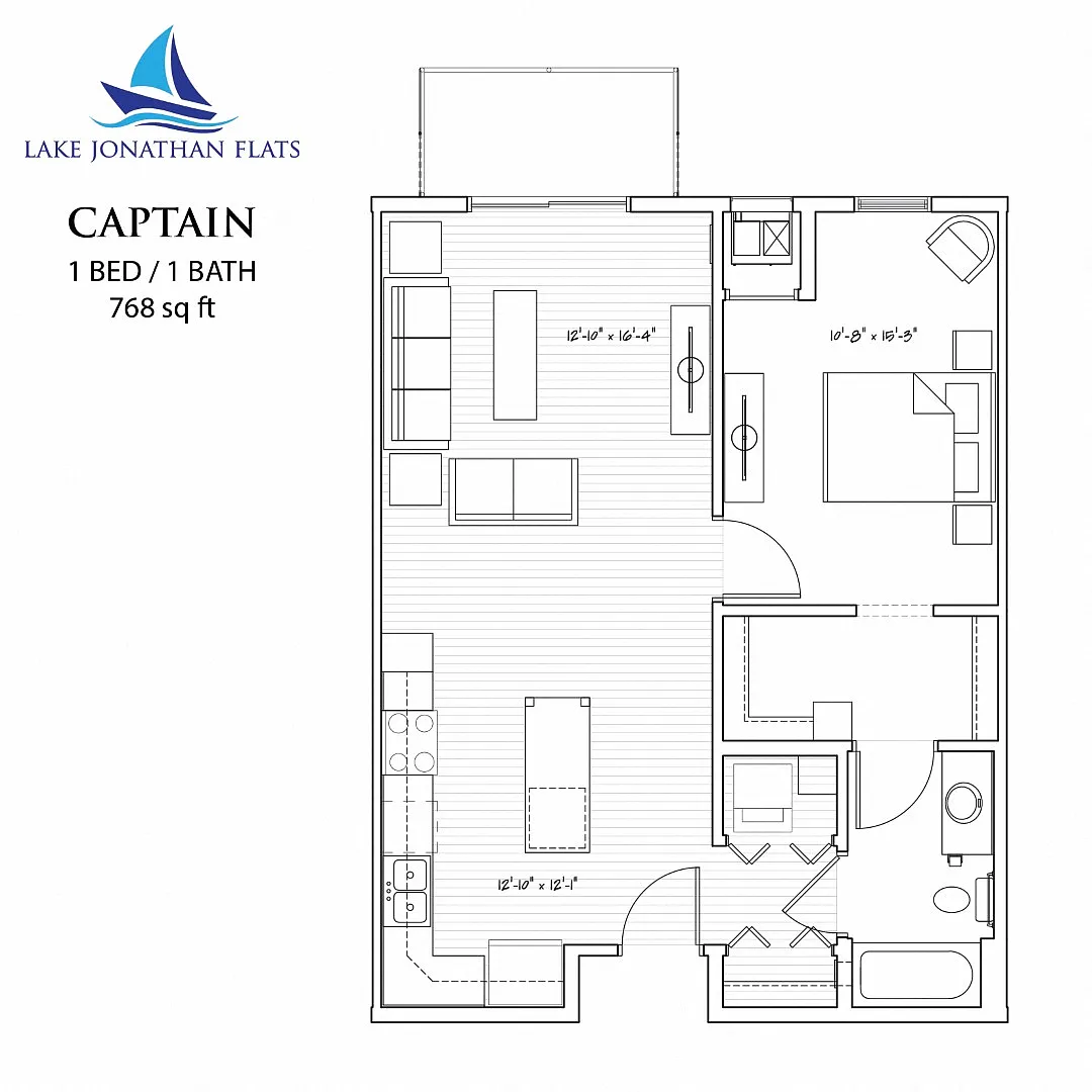 Floor plan Captain