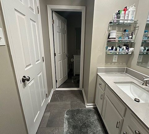 Vanity off of Master Bedroom