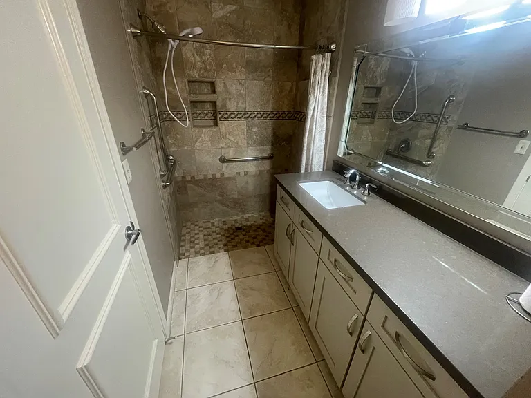 Secondary Bathroom - Walk-In Shower