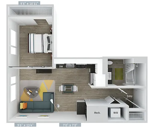 Floor plan A1-535-Urban