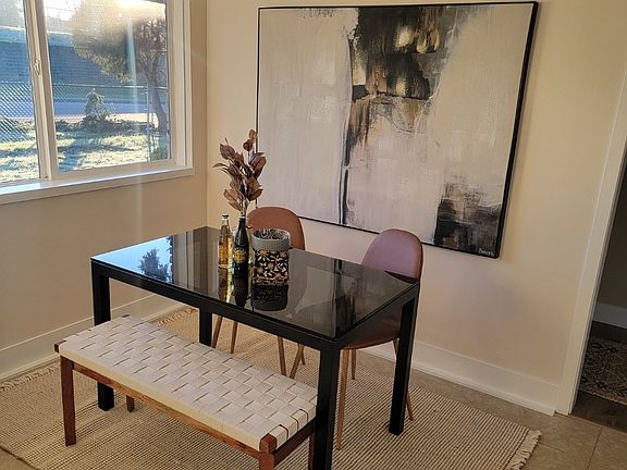 Dining area (unit is NOT furnished)