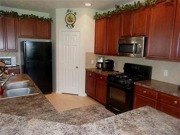 The kitchen provides function and beauty.