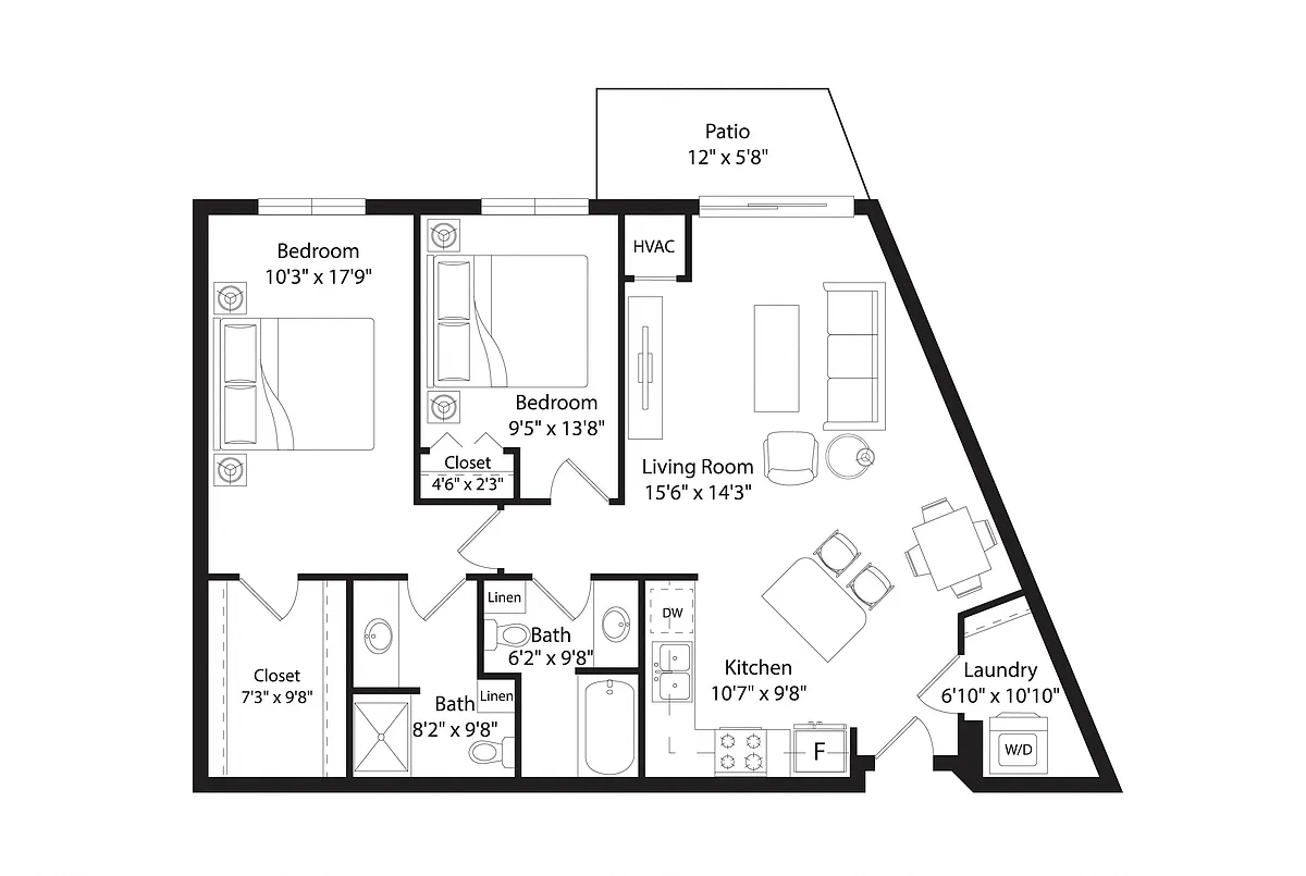 Floor plan B5R