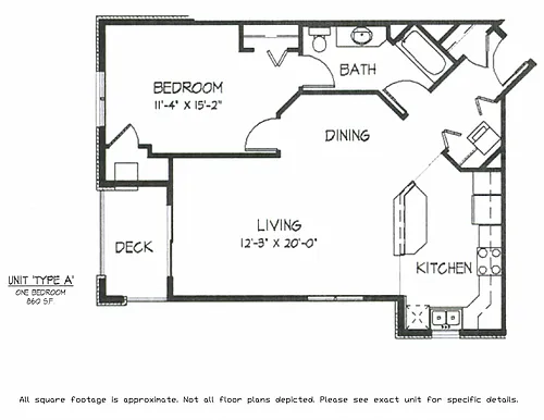 Floor plan A