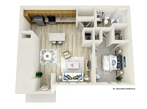 Floor plan A2G - ALT