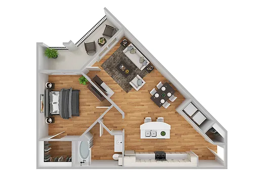 Floor plan A2 | Renovated