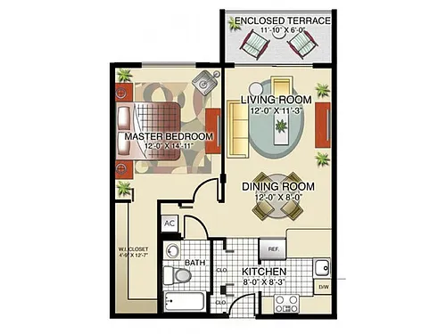 Floor plan Model B