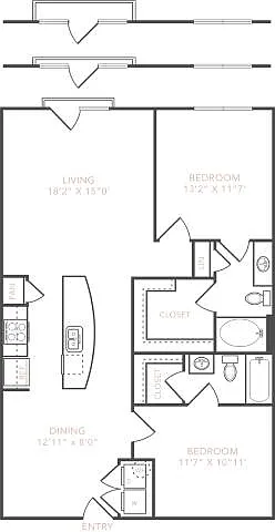 Floor plan B7
