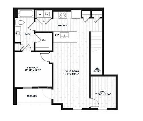 Floor plan 1BA