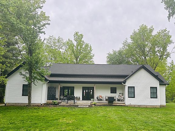 Back patio + yard