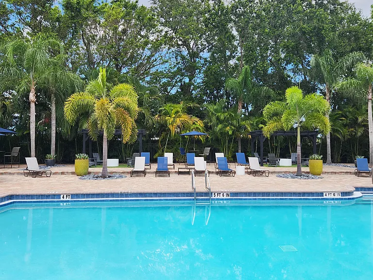 Immerse yourself in a pool of tranquility where relaxation and enjoyment go hand in hand.