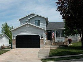 Front with new porch