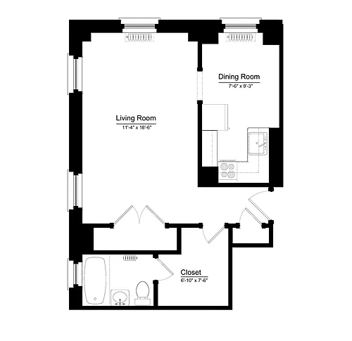 Floor plan Tier 2