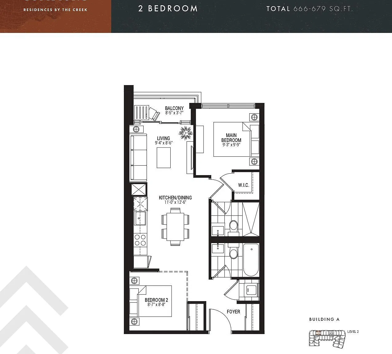 2 bed, $2,400 — Photo 1