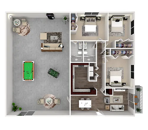 Floor plan The Maple + Rec Room