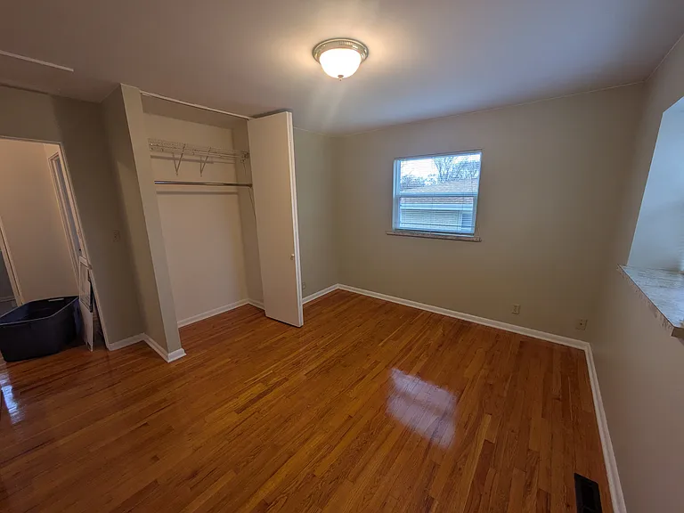 Primary bedroom with 2 closets