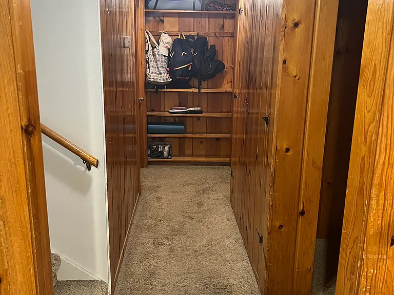 Hallway to Room A (left)