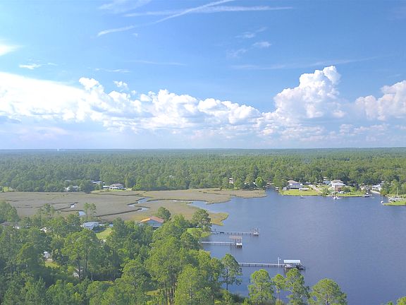 Aerial above the property.