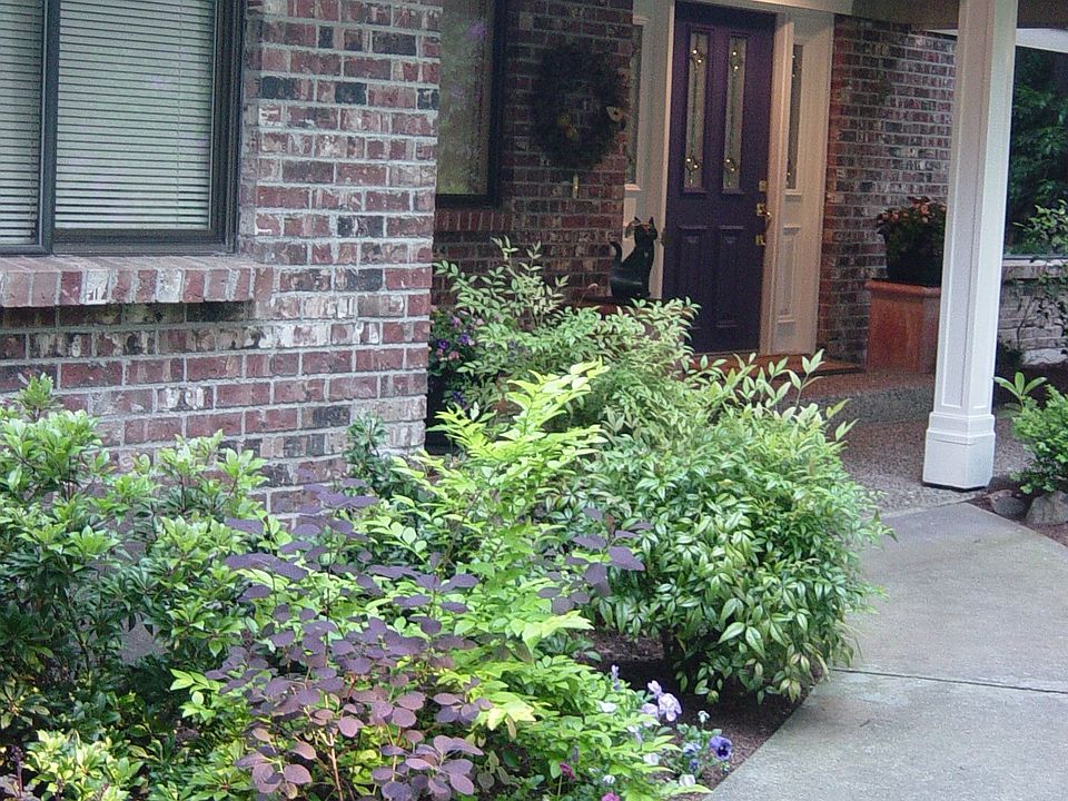 The walkway up to the house offers unexpected delights!