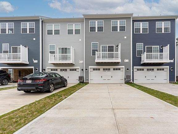 2 car garage plus TONS of space in the extra long driveway