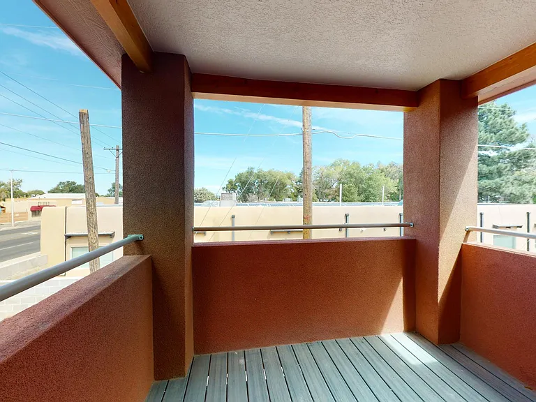covered balcony