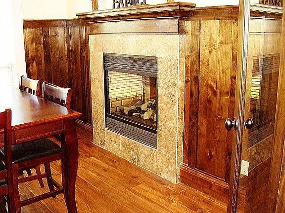 Dual Sided Fireplace