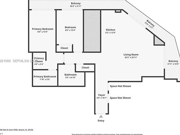 3rd image of 398 NE 5th St Unit 3709