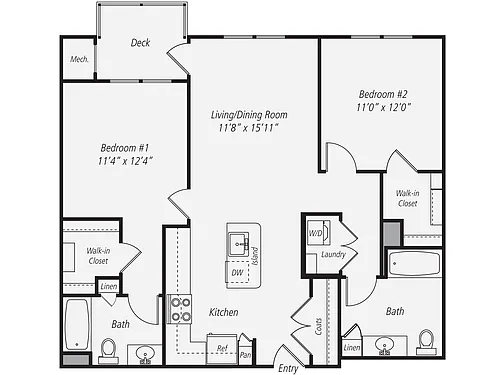 Floor plan B2-1080