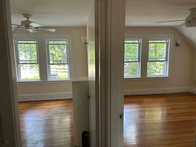 Guest Bedroom/Study on Left, Living Room on Right