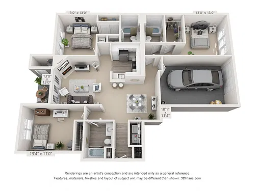 Floor plan Chesterfield - Renovated