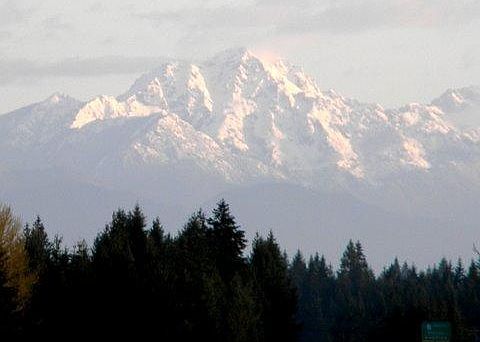 Sits close to Olympic Mts