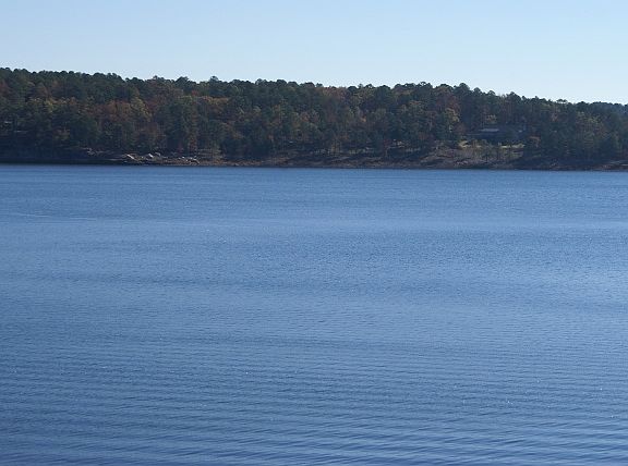 Lake view from water's edge