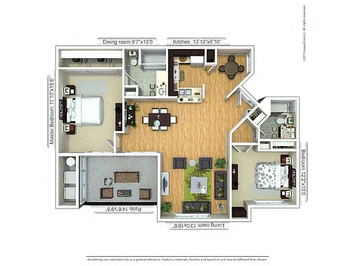 Floor plan The Bandolino