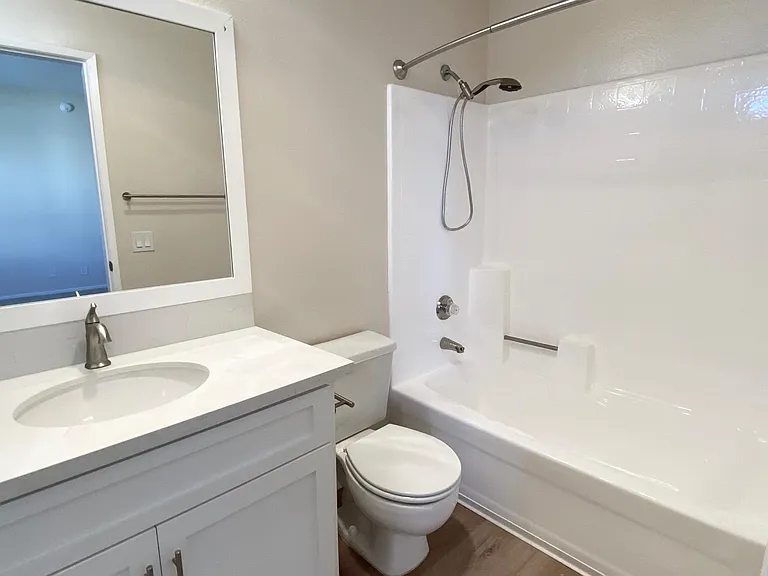 Bathroom in secondary bedroom of apartment #201