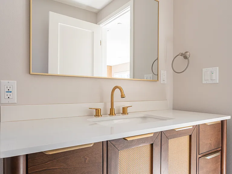 Downstairs bathroom vanity
