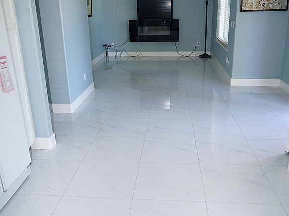 Entrance and living room