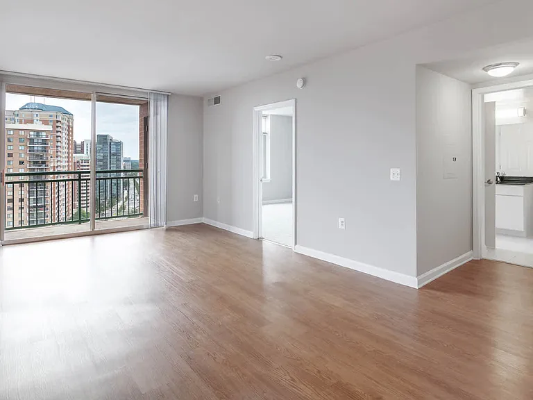 Living Room with Balcony and Hard Surface Flooring