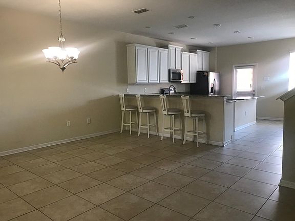 Dining room and kitchen