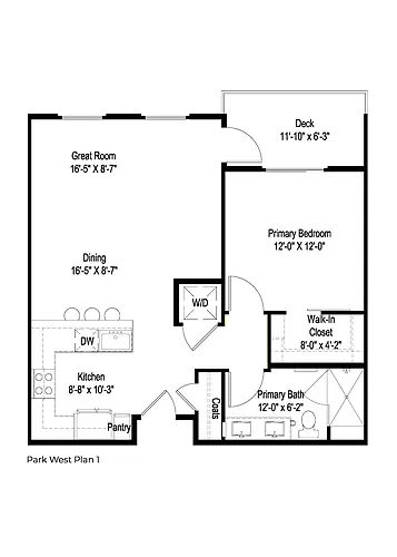 Floor plan Plan 1