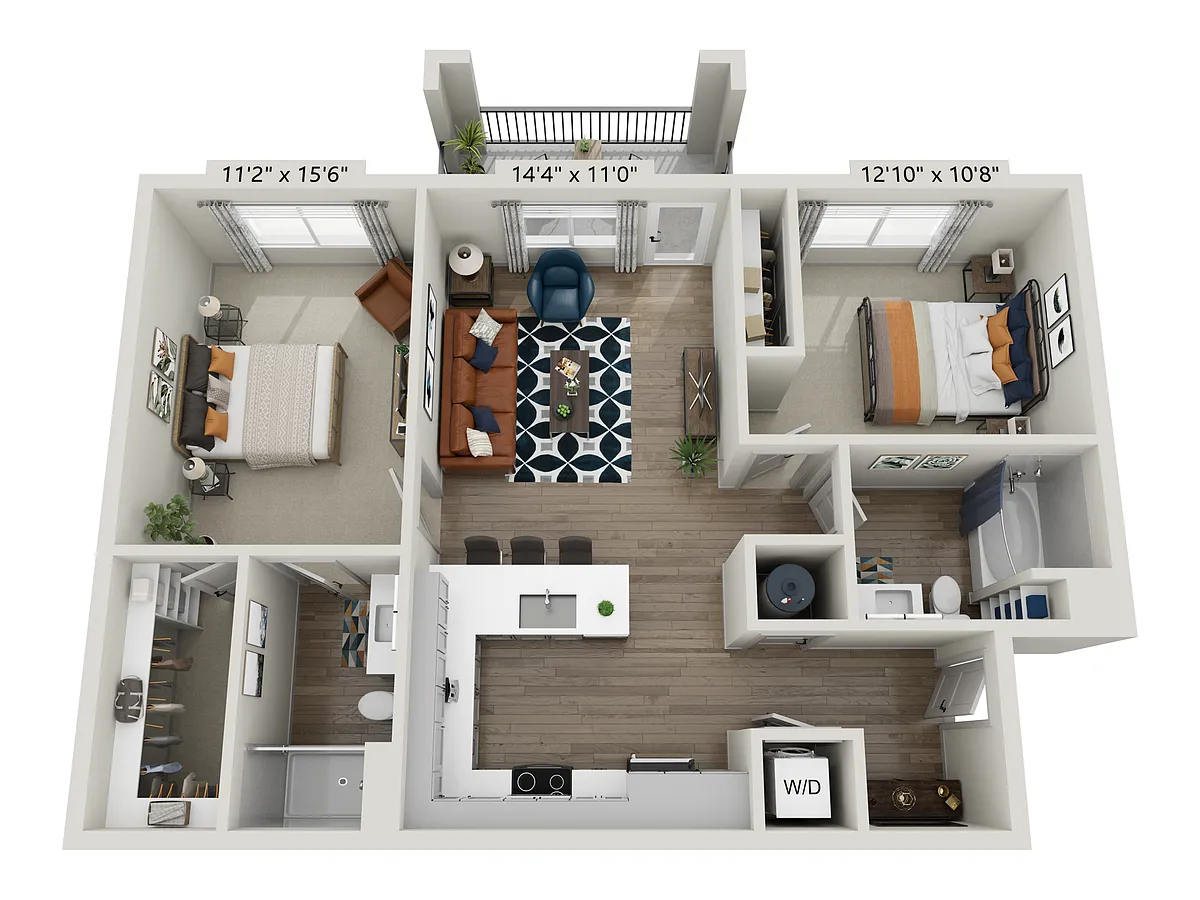 Floor plan B3