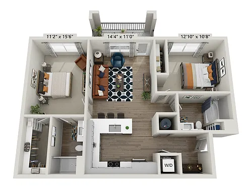Floor plan B3