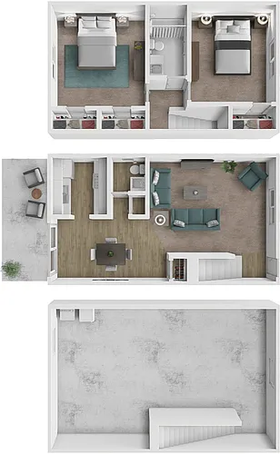 Floor plan Birch Townhome
