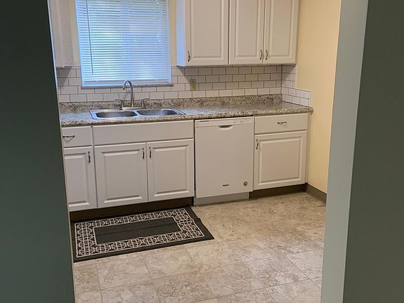 View of kitchen from dining room.