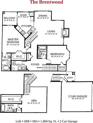 Floor plan Brentwood