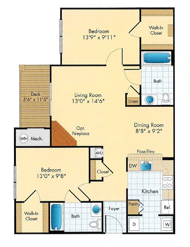 Floor plan B6