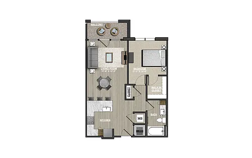 Floor plan A7 - Cotoneaster