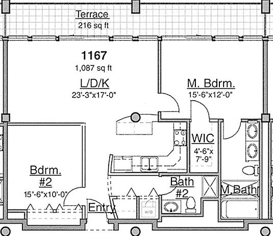 2nd image of 900 N Kingsbury St APT 1167