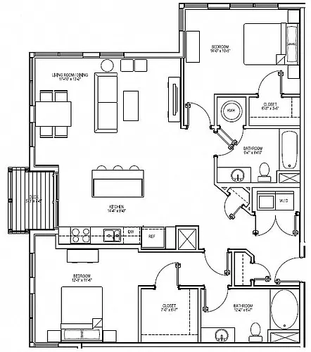Floor plan B5A