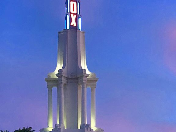 Westwood Village view of iconic spire