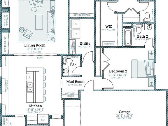 Elevation B - First Floor